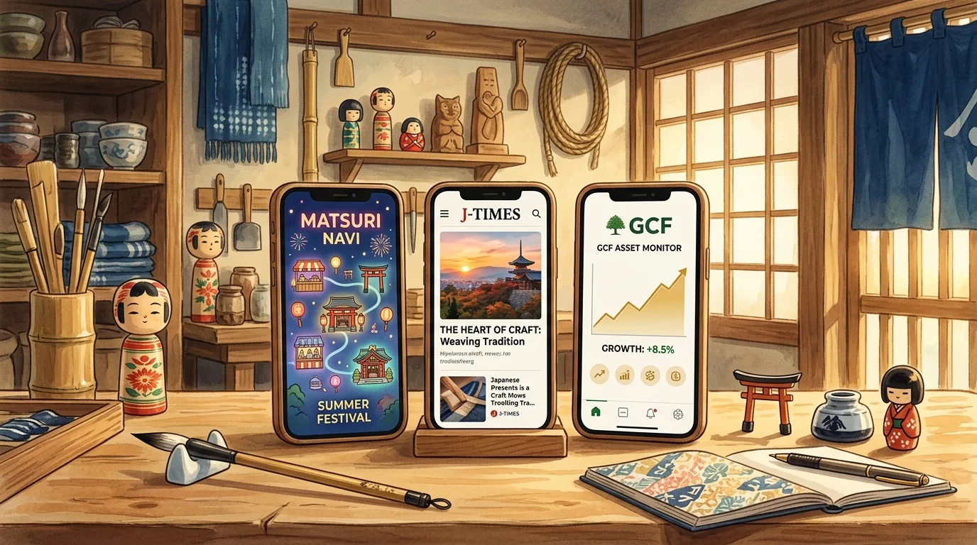 Tre apps — kultur i din håndflade