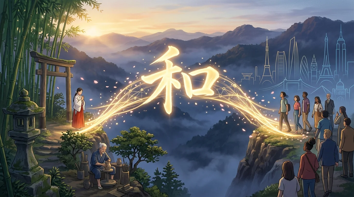 Un ponte di 和 — la luce dell'armonia che unisce persone di culture diverse